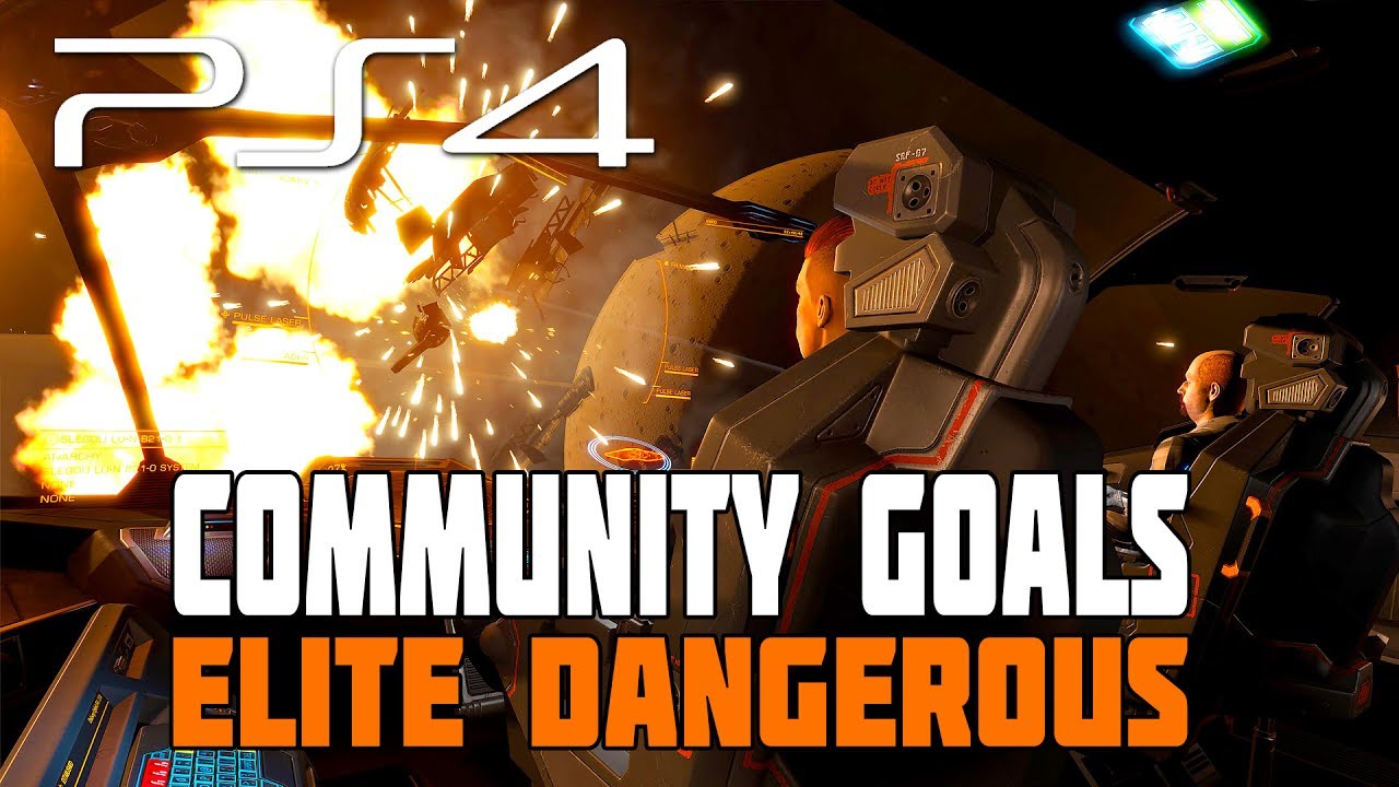 Elite Dangerous - Making Credits with Community Goals - PS4