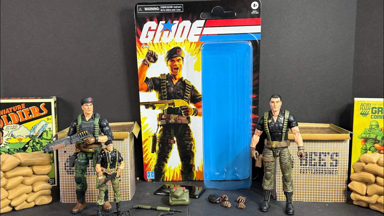 GIJoe Classified Retro Cardback Flint