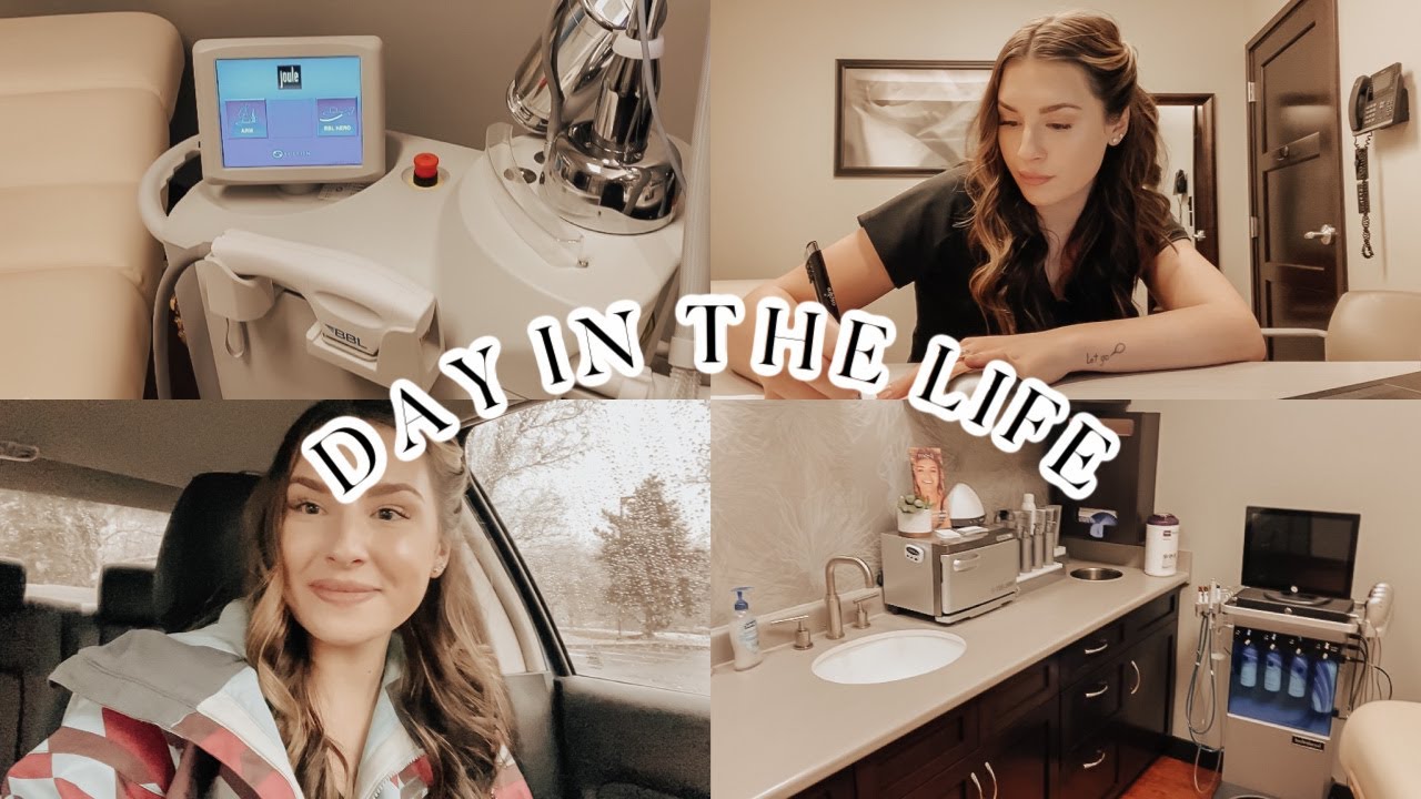 VLOG: day in the life of an Aesthetician