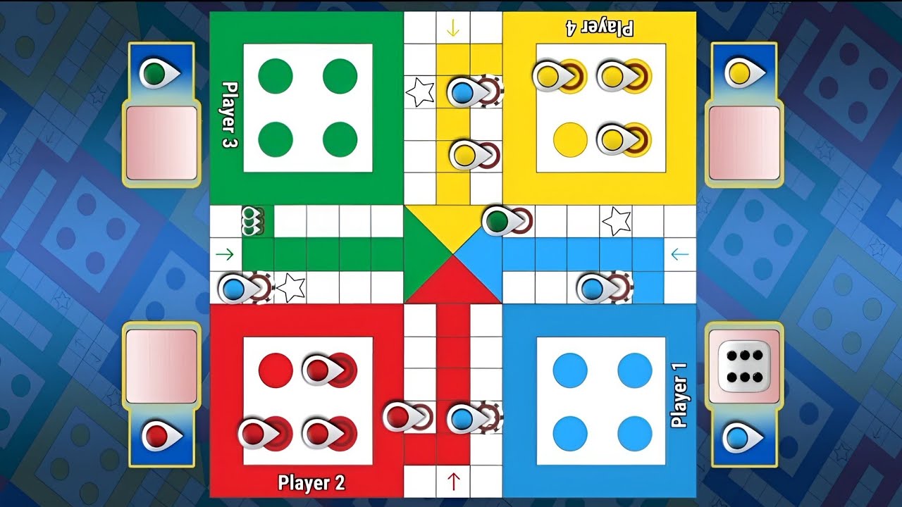 Tricks & Tips Ludo King😱 | How to Win Ludo king 👑| 4 players gameplay 🎮 | Ludo king #240 #ludo 