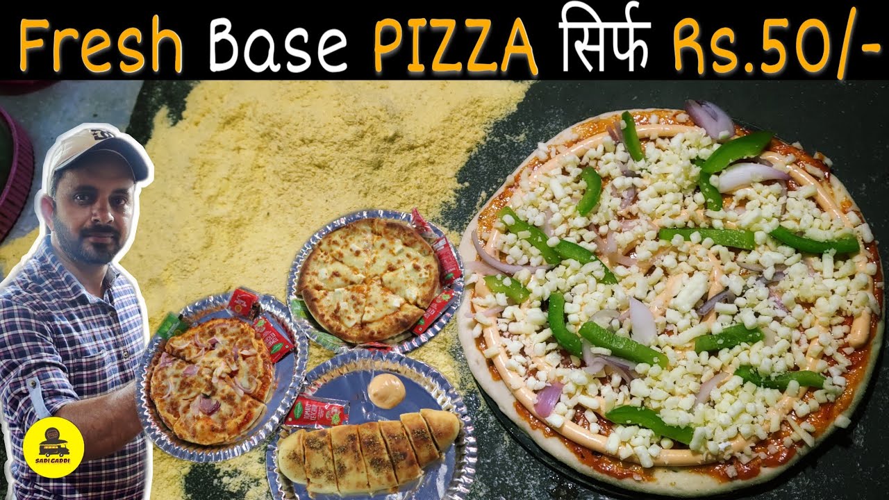 Fresh Hand Made Pizza at Rs.50/-  😍 | Pizza Singh | SadiGaddi