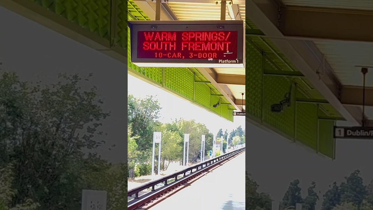 (RARE) Bay Area Rapid Transit BART Warm Springs Train Announcement