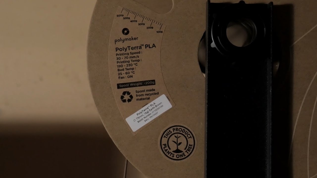 Review and Showcase of PolyMaker PolyTerra Earth Brown PLA