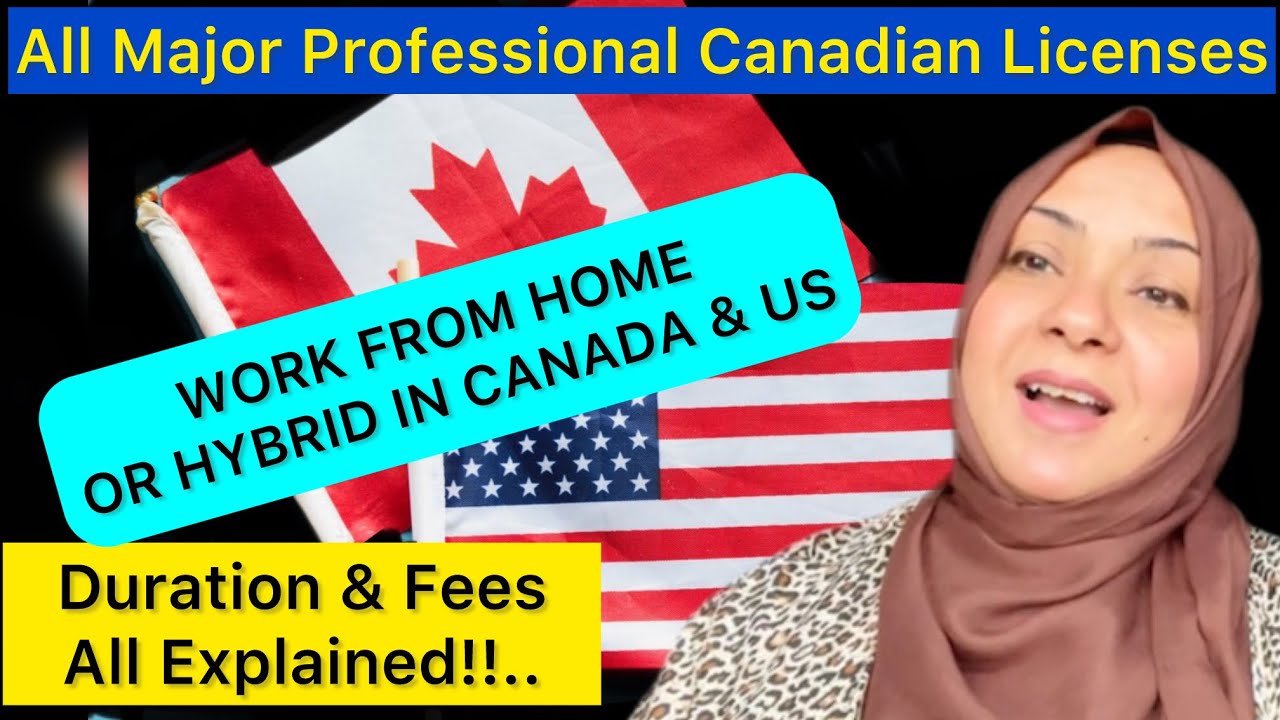 All Major professional Licenses Explained | Duration, Fees, Best Option | Career Path Guide 🇨🇦🇺🇸
