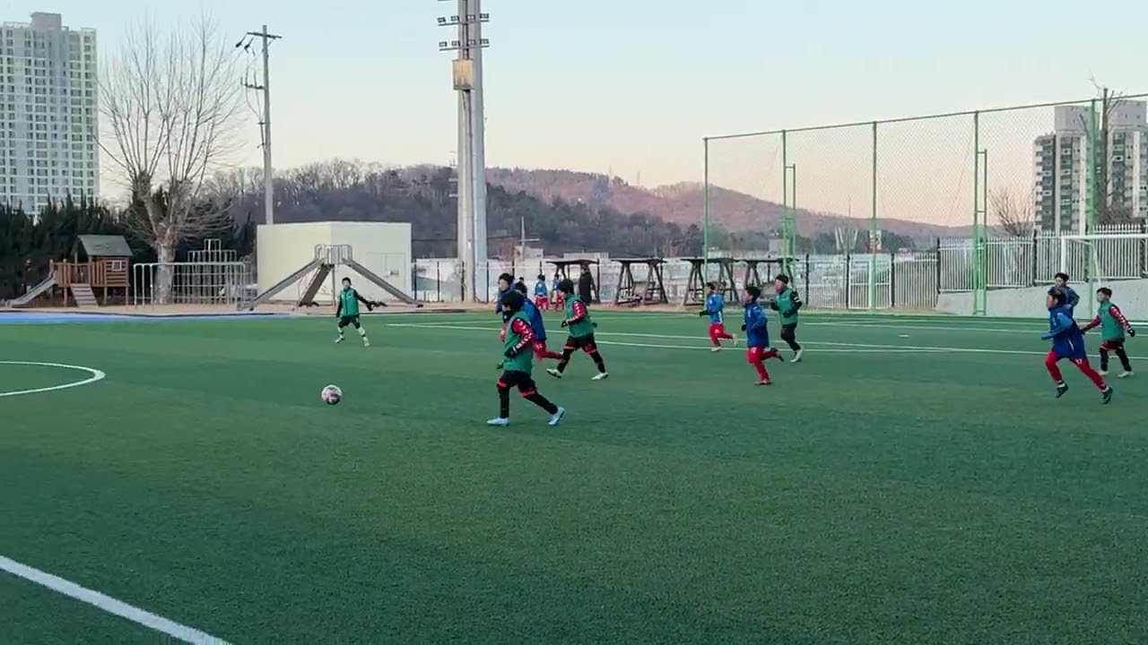 1.29 u9 하이두 vs 비산초 연습경기(전)
