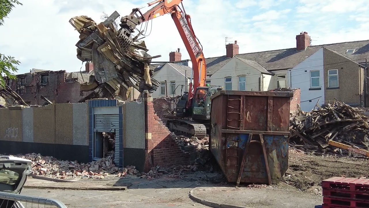 Day 7  Central Club on Kent Road in Blackpool 151 Demolition  Thursday, 3 July 2025
