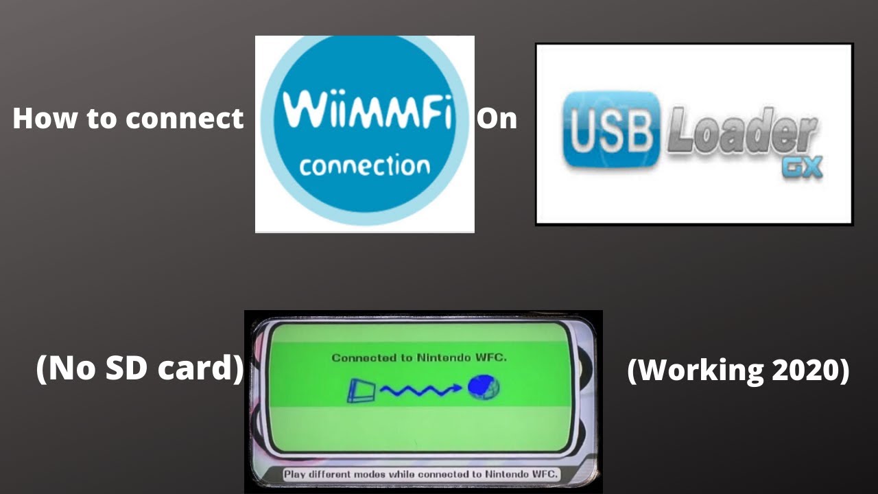 How to connect to WiiMMFI on USB Loader GX(No SD card)2020