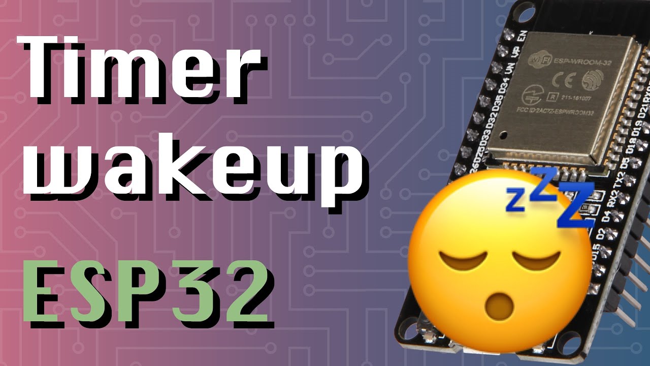 Пробуждение из спящего режима по таймеру (серия ESP32 + Arduino)