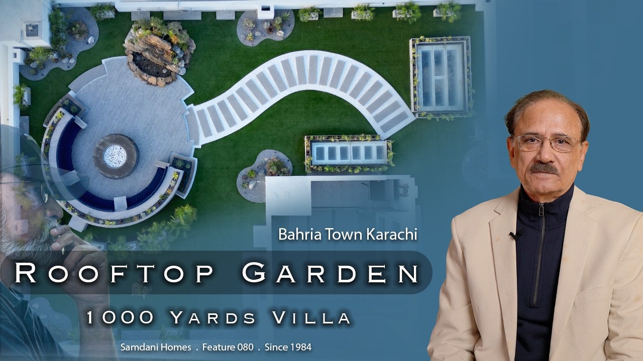 1000 Yard Villa Bahria Town Karachi | Luxurious Rooftop Garden