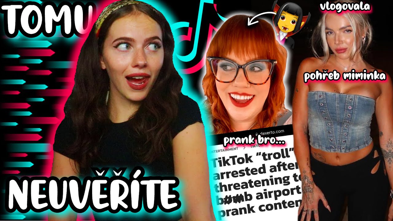 TIKTOK BUM: věří, že je upír, nejhloupější prank, vlog | Just Justýna