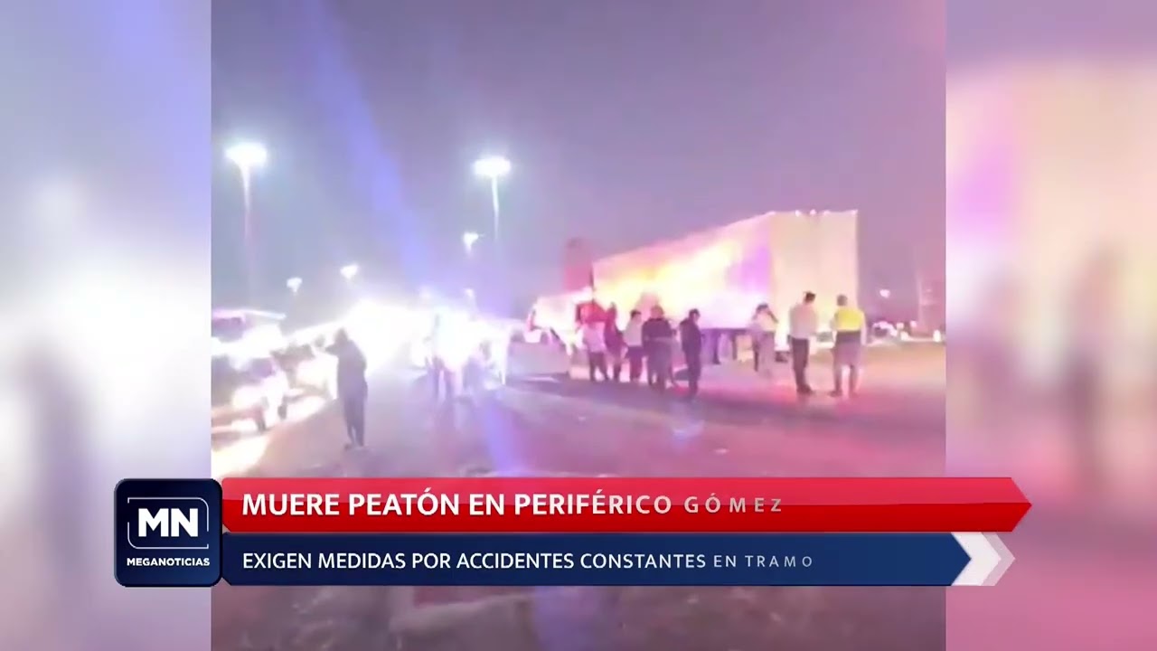 Accidente fatal frente al Hospital General de Gómez Palacio deja un fallecido