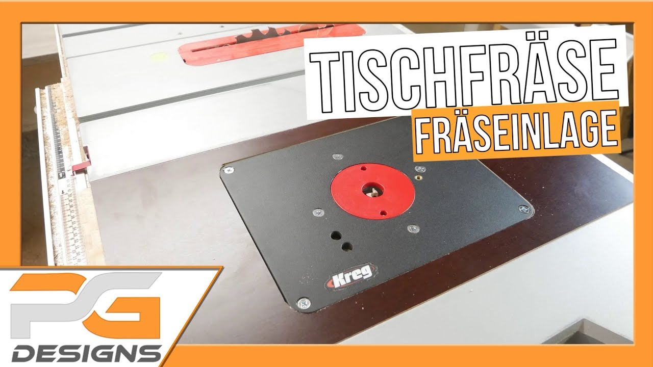 Frästisch für die Tischkreissäge - Beispiel Bosch GTS 10 XC