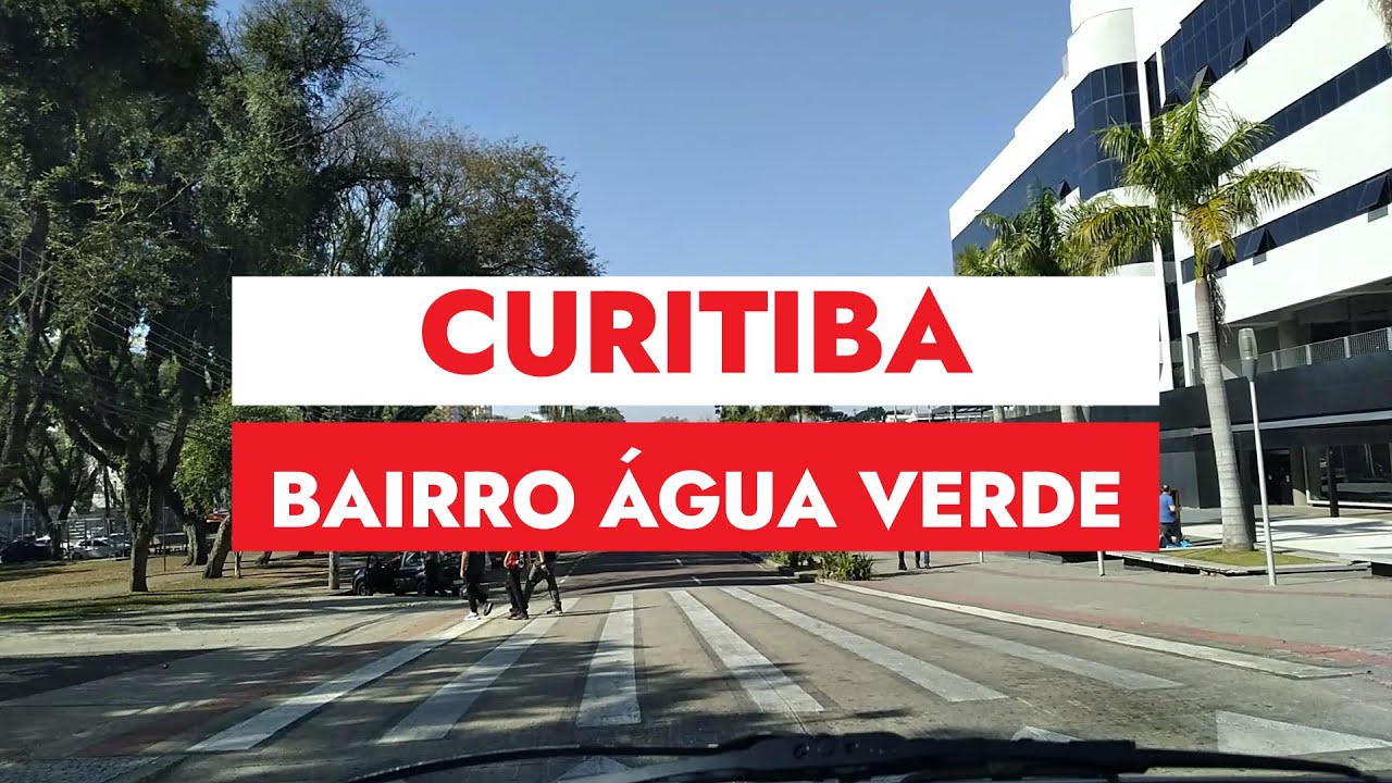 Morar em Curitiba - passeio de carro pelo BAIRRO ÁGUA VERDE