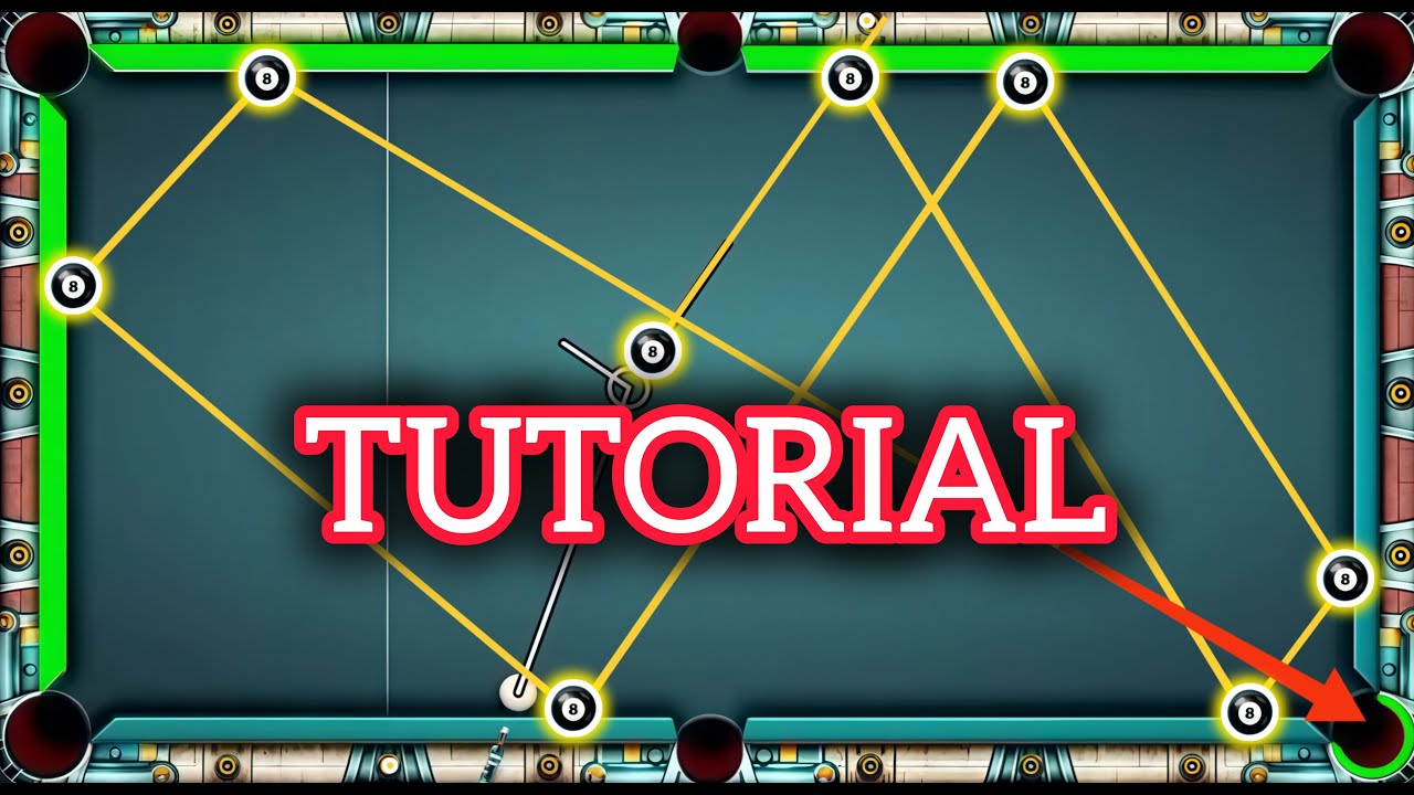 TUTORIAL TRICK SHOT EN 8 BALL POOL