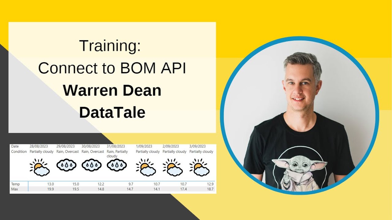 Weather API into Power BI (download steps included)