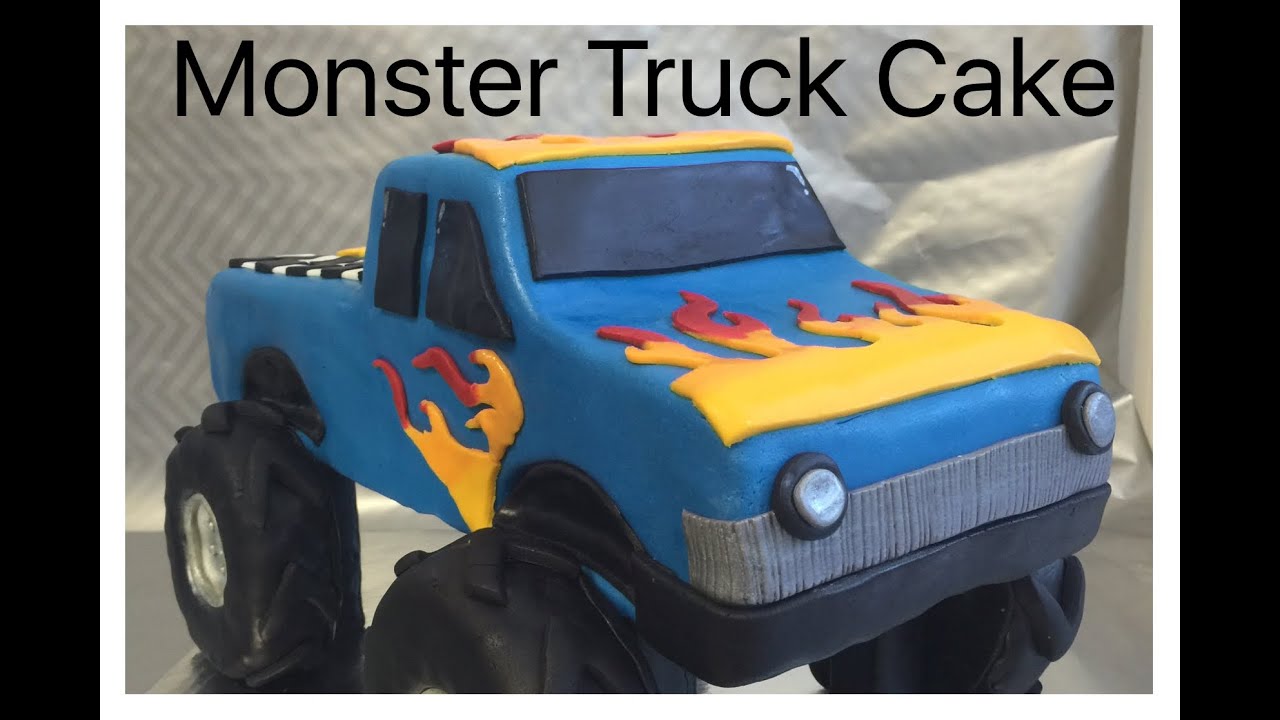 How to make a Monster Truck Cake