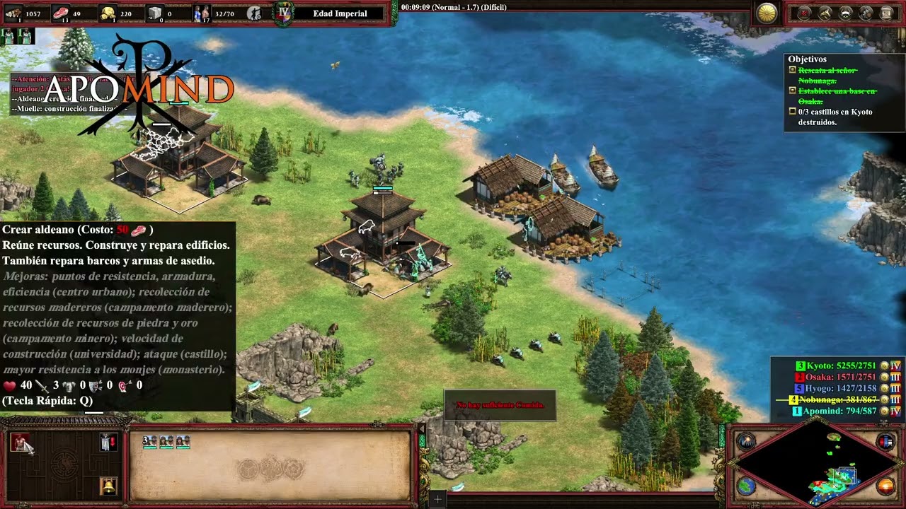 Kyoto [DIFÍCIL] Batallas históricas - Age of Empires II: Definitive Edition [AoE2DE]