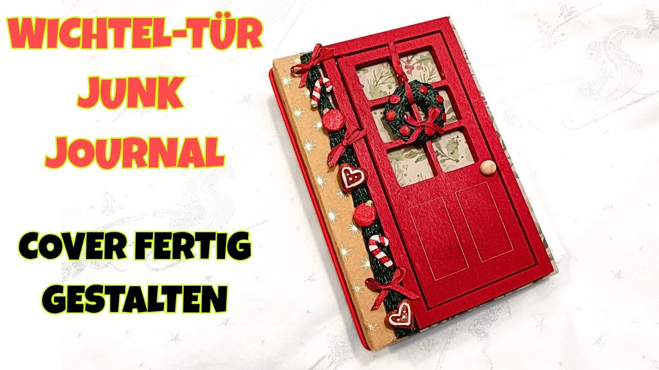 Mini Weihnachtsdeko aus Modeliermasse anmalen und ankleben