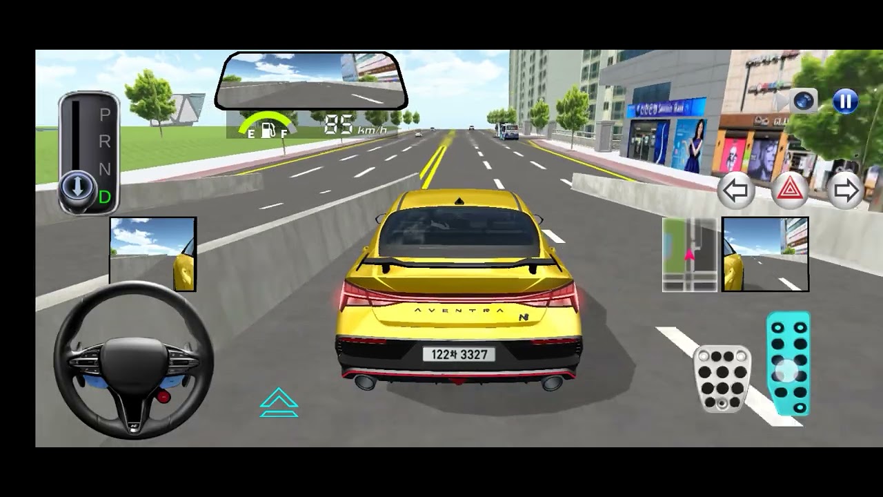3D DRİVİNG CLASS ARABA OYUNU SERBEST SÜRÜŞ İZLE 