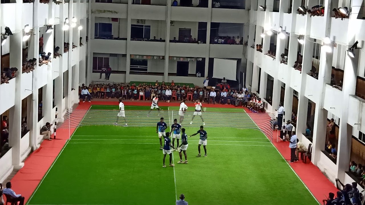 ball badminton SRM University vs Mangalore University, all india inter University championship 2020