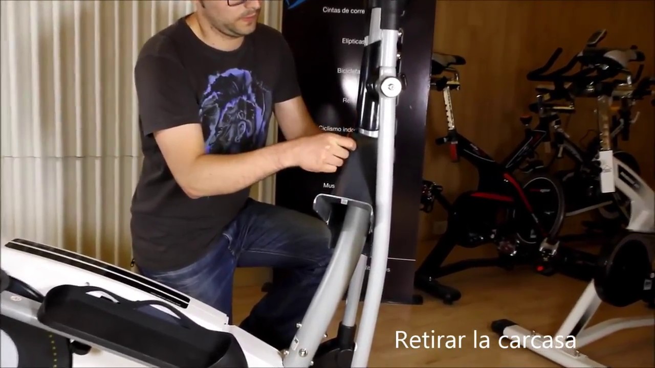 Reapretar y lubricar los tornillos de las bicicletas elípticas BH