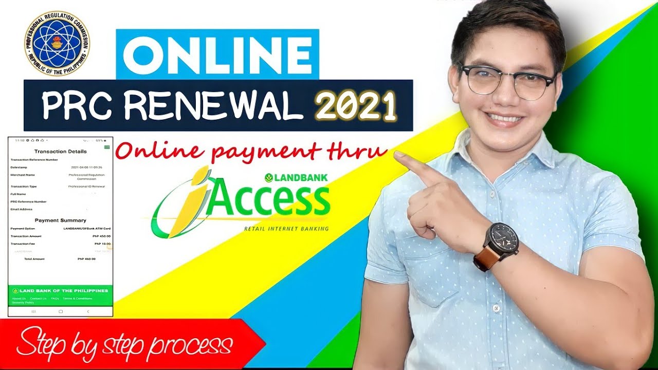 PRC LICENSE ONLINE RENEWAL 2021 | PAYMENT TRANSACTION THRU LANDBANK IACCESS