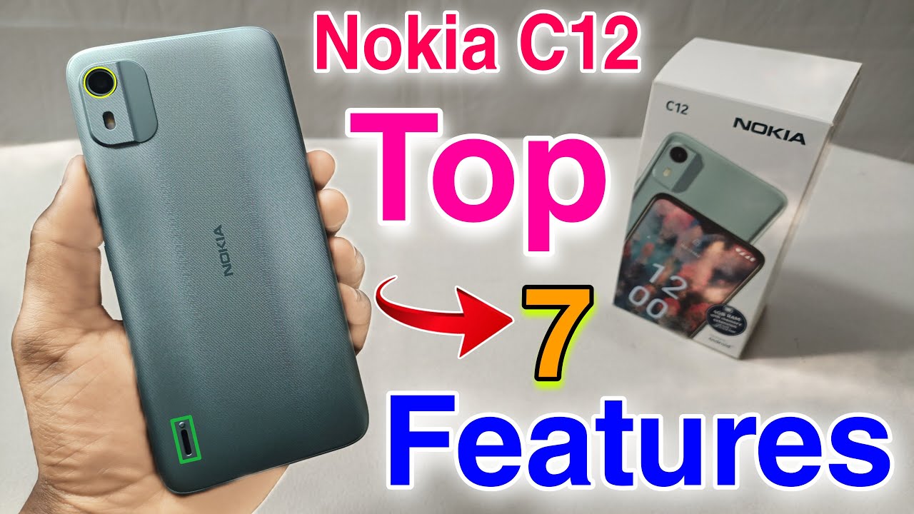 Nokia C12  Features || Low Price Smartphone Under ₹6000