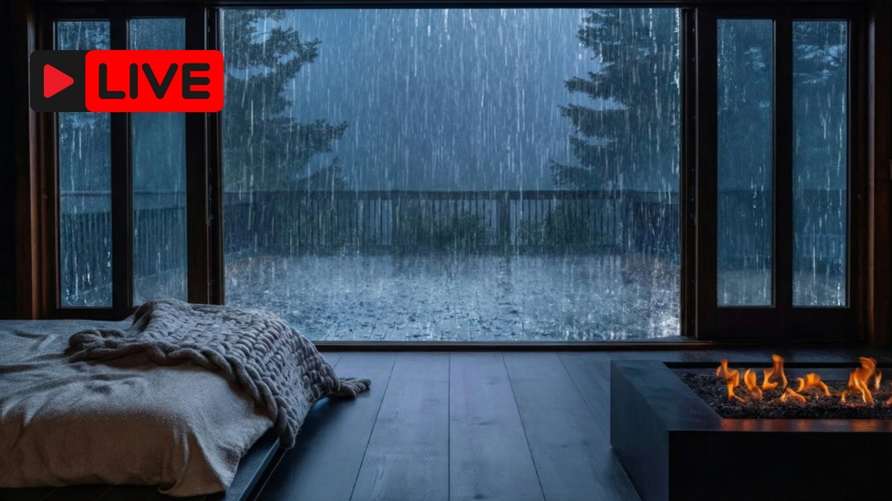 Night Downpour White Noise for Deep Sleep