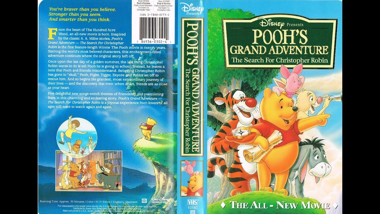 Opening to Pooh's Grand Adventure - The Search for Christopher Robin 1997 VHS (Version 2)