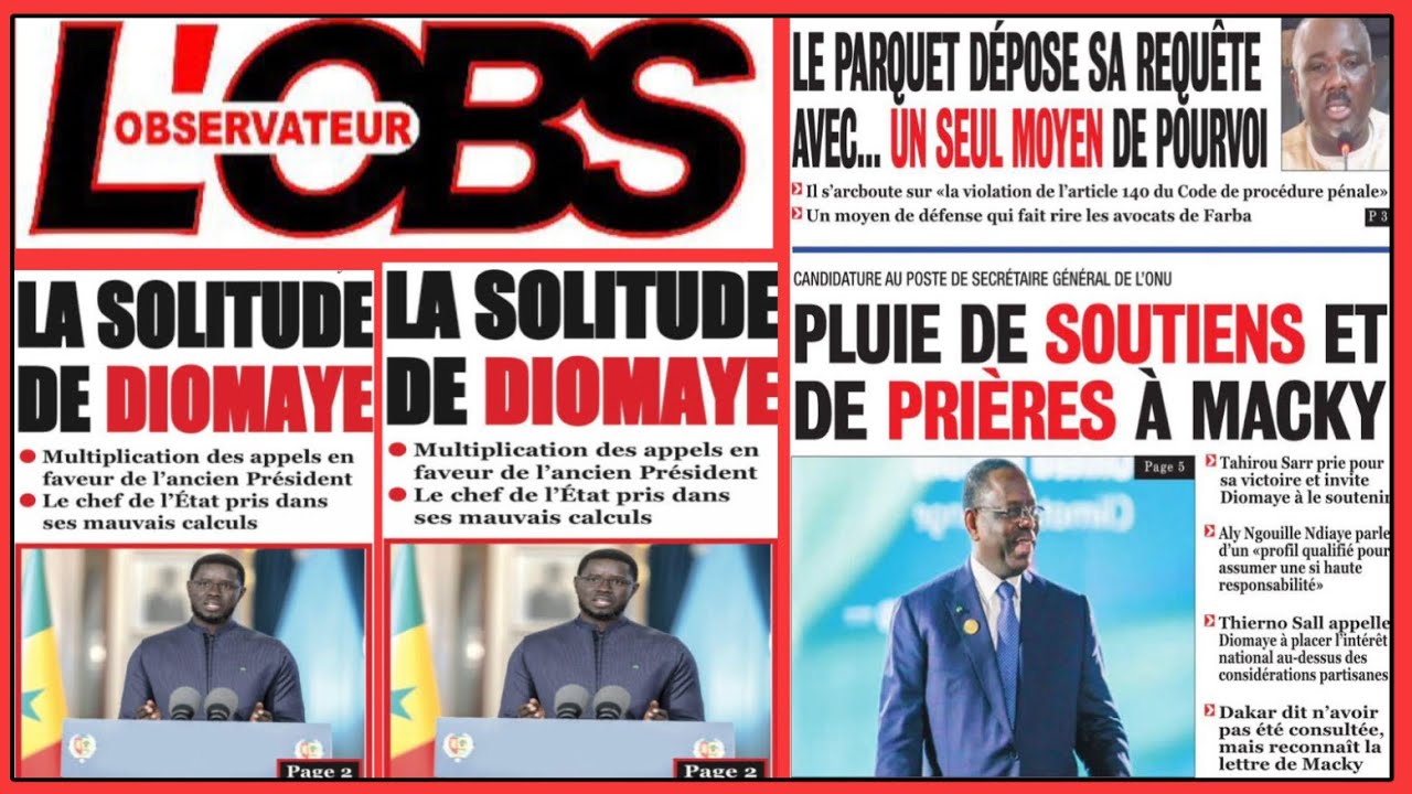 Revue de presse Jeudi 05 mars 2026 avec mame khalifa 
