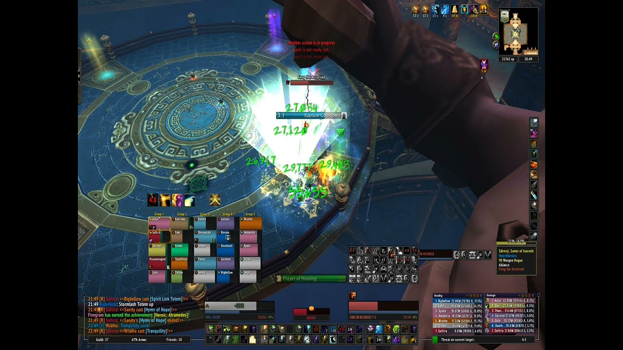 Feng the Accursed 25men heroic Holy Warriors on Frostmane-EU