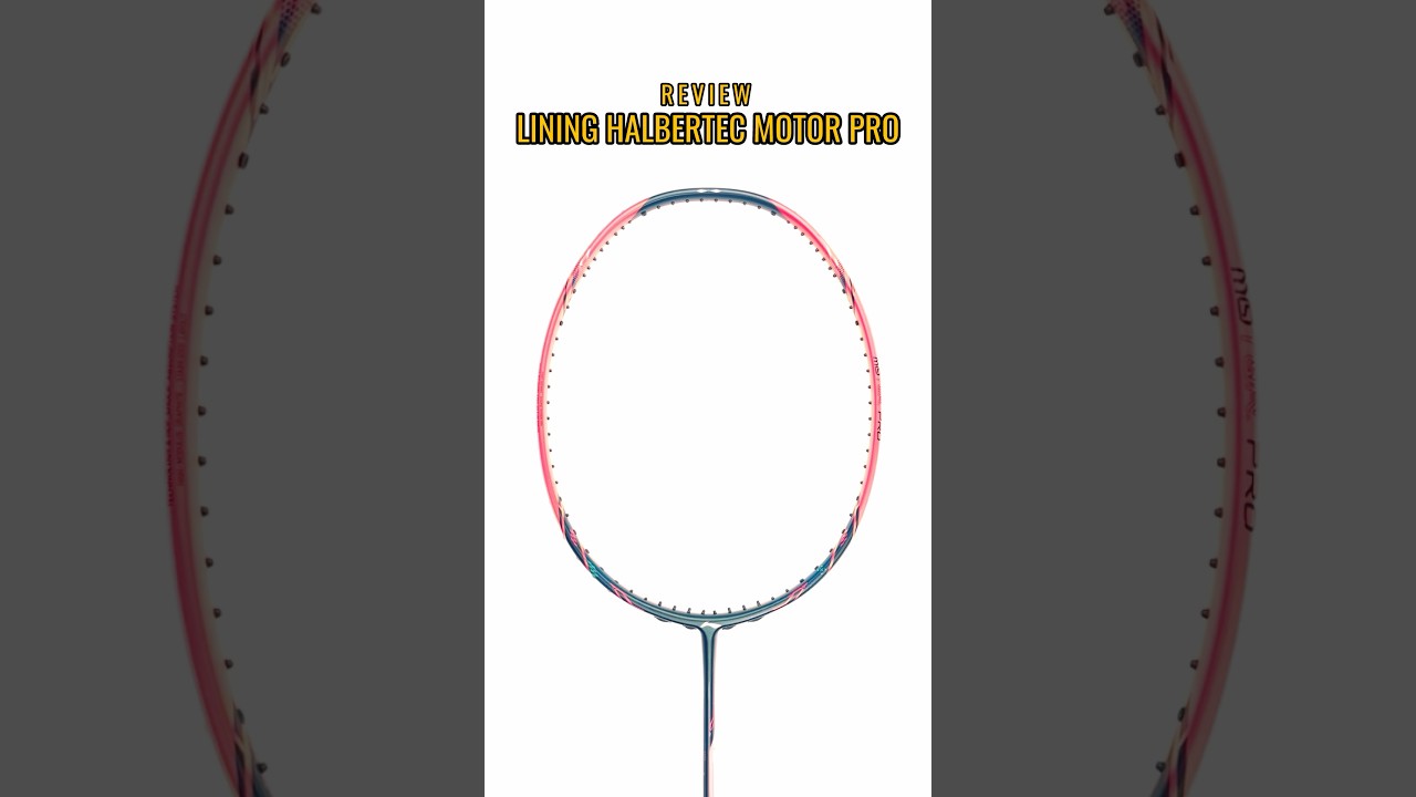 Lining Halbertec Motor Pro, Raket Badminton All Around Terbaik Di Bawah 1 Juta! #badmintonindonesia