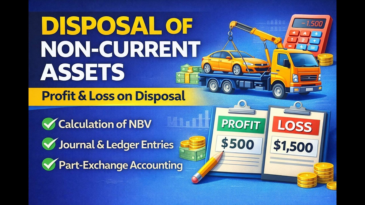 Fixed Asset Disposal Explained for Students | IAS / IGCSE / A-Level