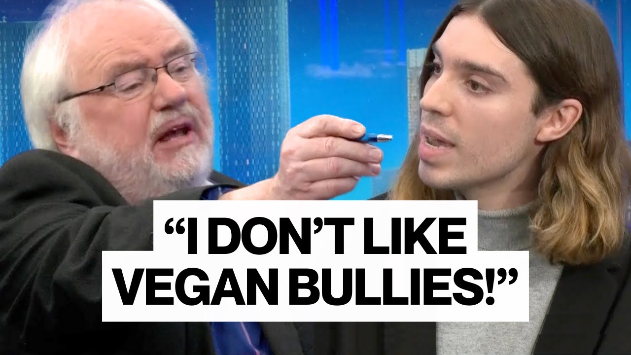 1 vegan vs 3 meat eating panellists! Heated TV debate