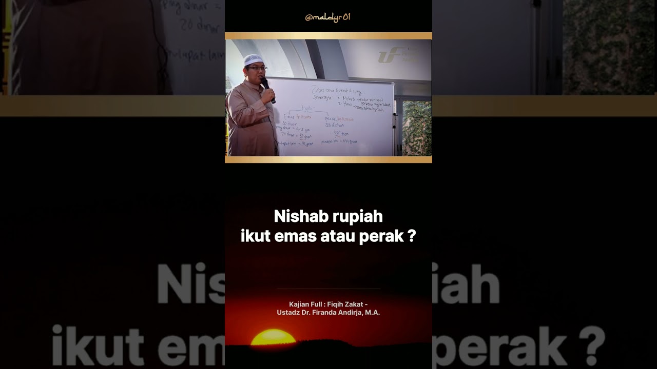 nishab rupiah ikut emas atau perak ?
