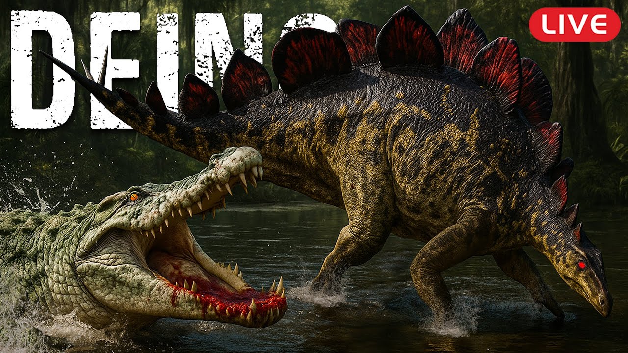 🔴 DEINOSUCHUS zieht seine Beute ins Wasser 🐊☠️ - The Isle Livestream