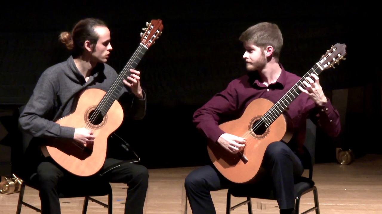 Vickers Bovey Guitar Duo play Piazzolla's Tango Suite: movements 2 & 3