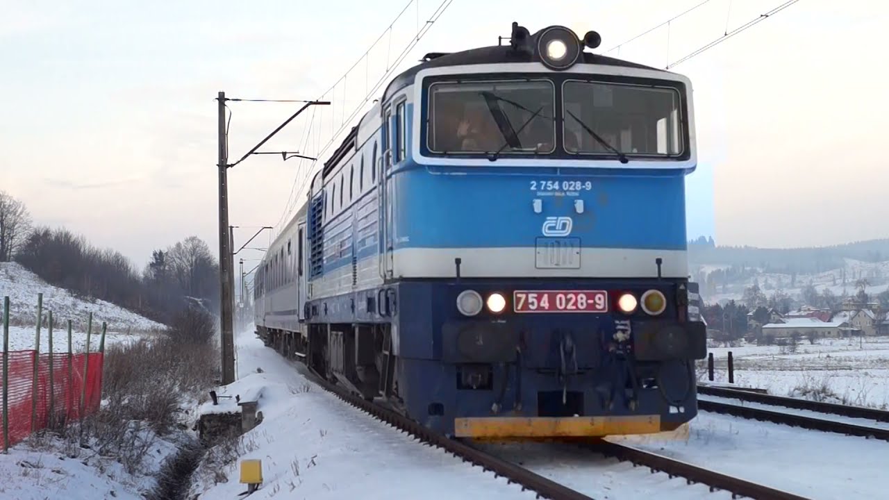 Czeskie lokomotywy serii 754 