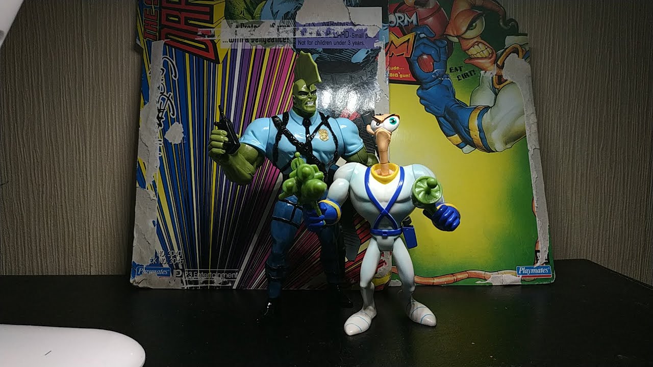 OLDSCHOOL`ная#ОТКрывашка.EARTH WORM JIM(1995).THE SAVAGE DRAGON(1995).PLAYMATES.VINTAGE.