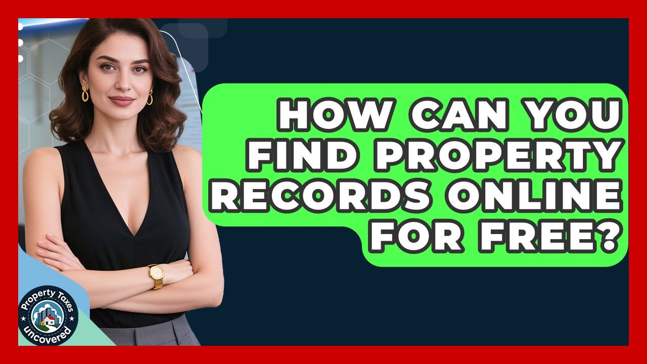 How Can You Find Property Records Online For Free? - Property Taxes Uncovered