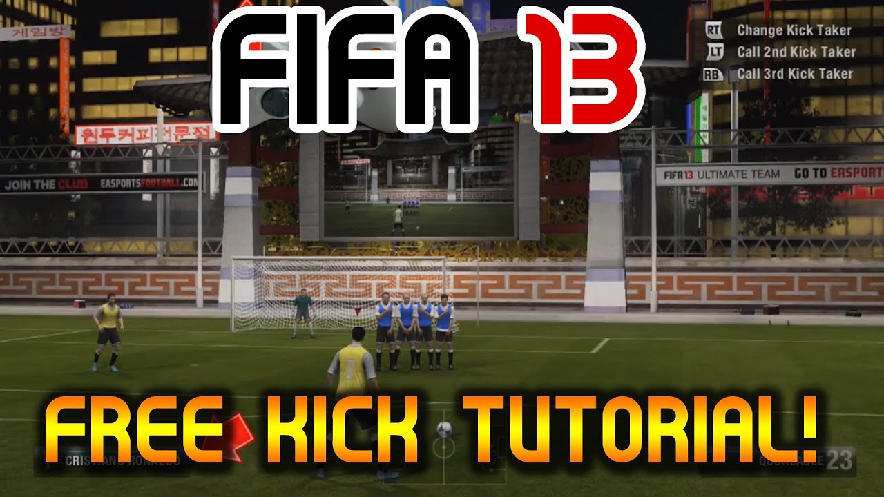 FIFA 13 - Free Kick Tutorial - "Score Everytime!" Any Position - 18-40 Yards! New Tactics