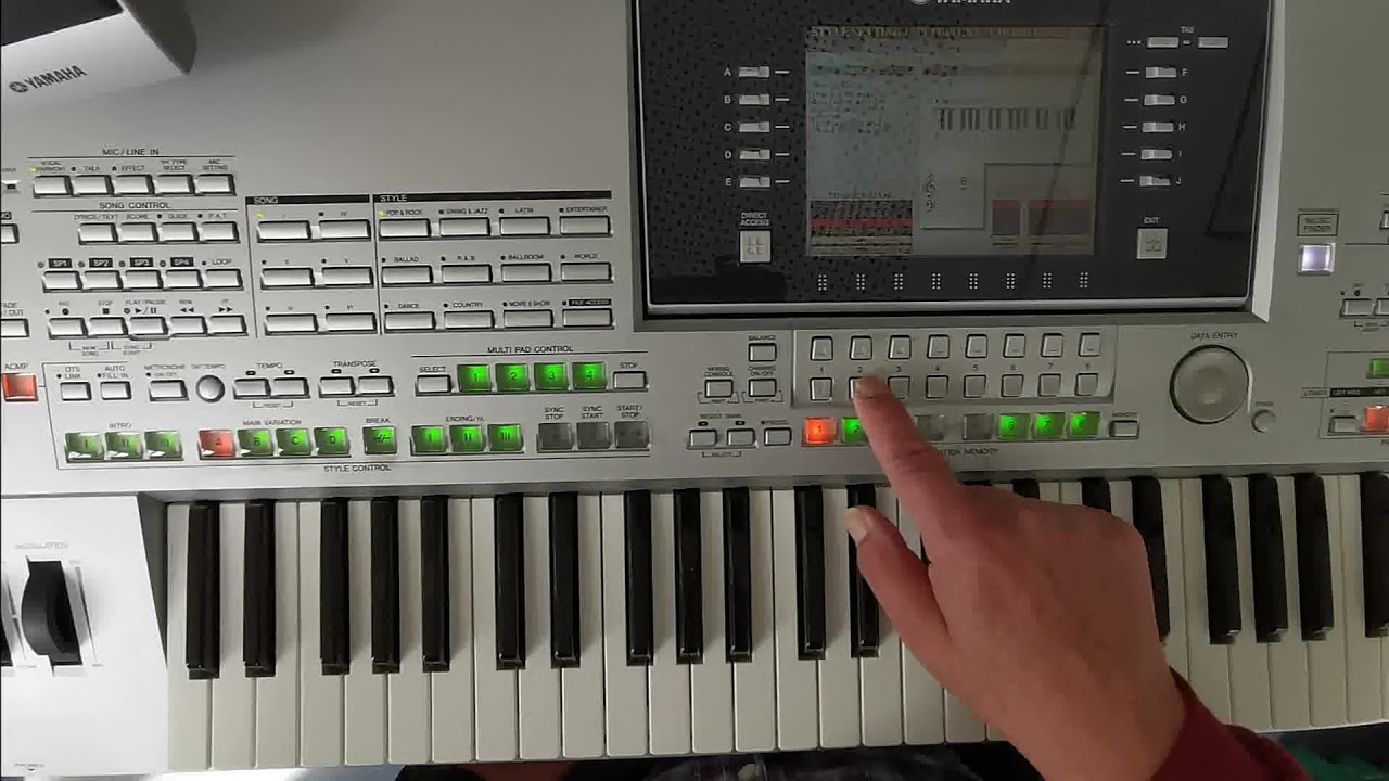 Begleitautomatik der Yamaha Keyboards ab der 600er Serie