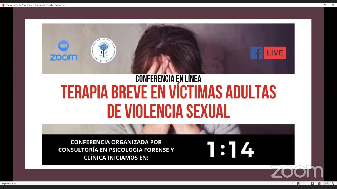 Terapia breve en victimas adultas de violencia sexual