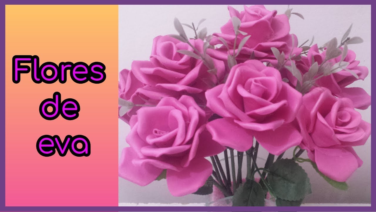 FLORES DE EVA - MUITO FÁCIL.