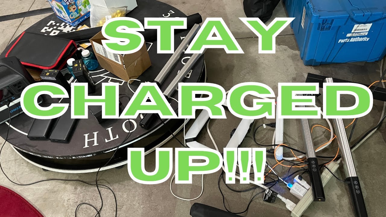 My 360 Booth Rechargable Equipment 🔋 | Photo Booth Rental Company