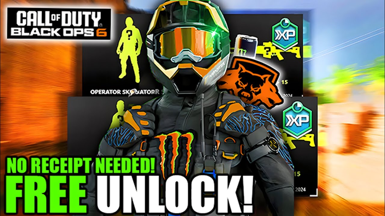 *NO RECEIPTS* FREE Unlock ALL Black Ops 6 Monster Skin & Rewards! (Free Operators, Blueprints +More)