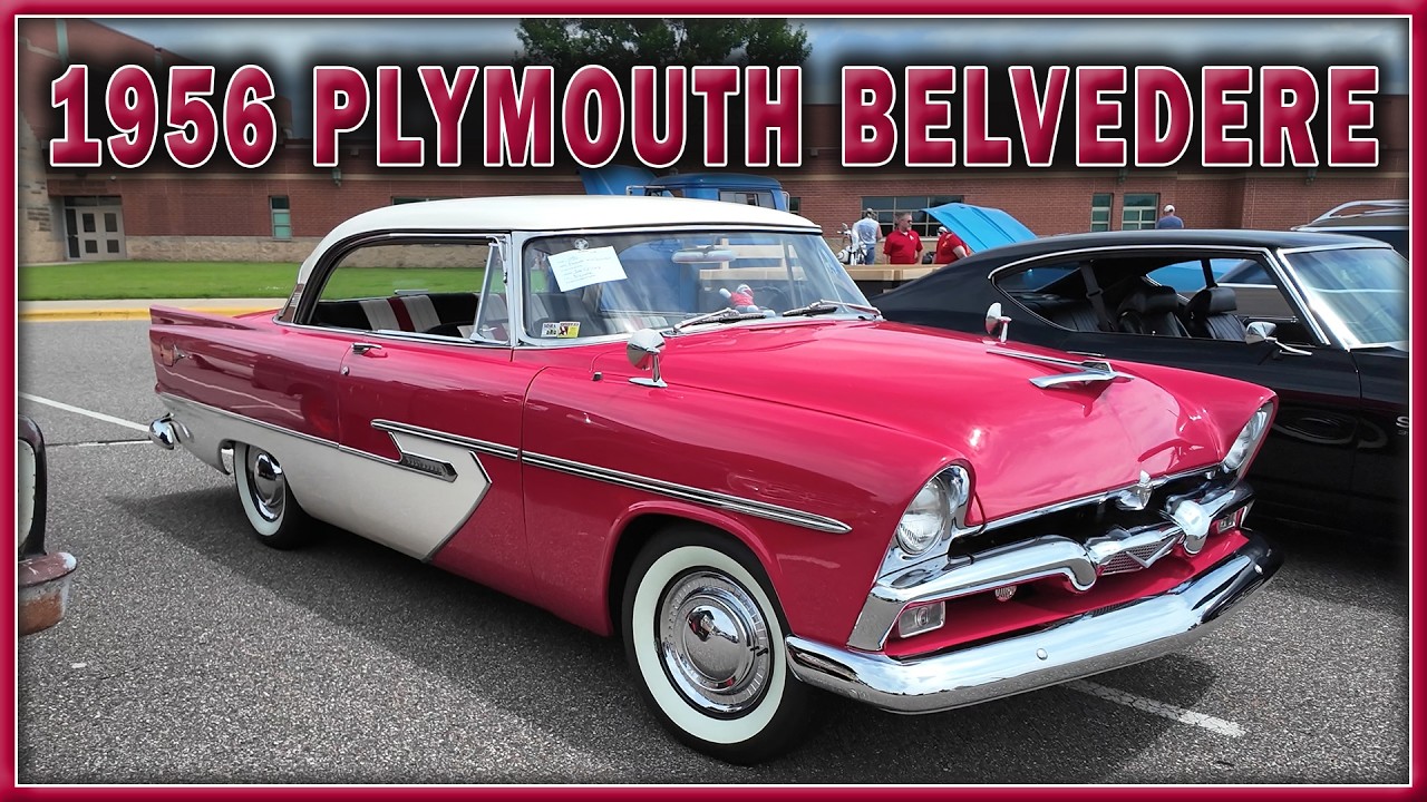 1956 Plymouth Belvedere Spud Fest Car Show Big Lake Minnesota