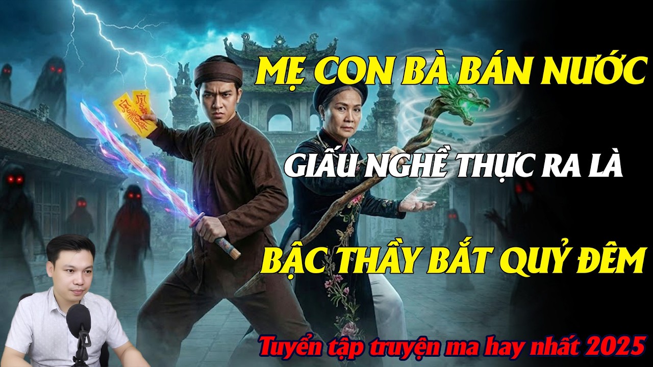 TRUYỆN MA ĐÌNH SOẠN : MẸ CON BÀ BÁN NƯỚC GIẤU NGHỀ THỰC RA LÀ BẬC THẦY  BẮT QUỶ ĐÊM