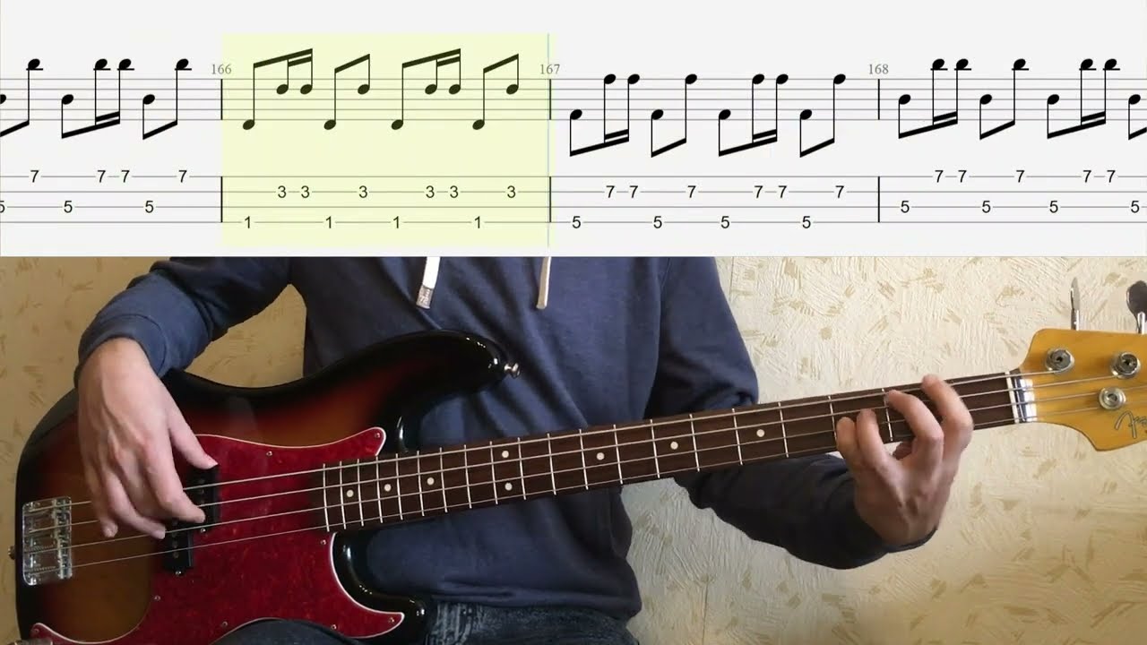Madonna - Hung Up (Bass cover & Tabs)