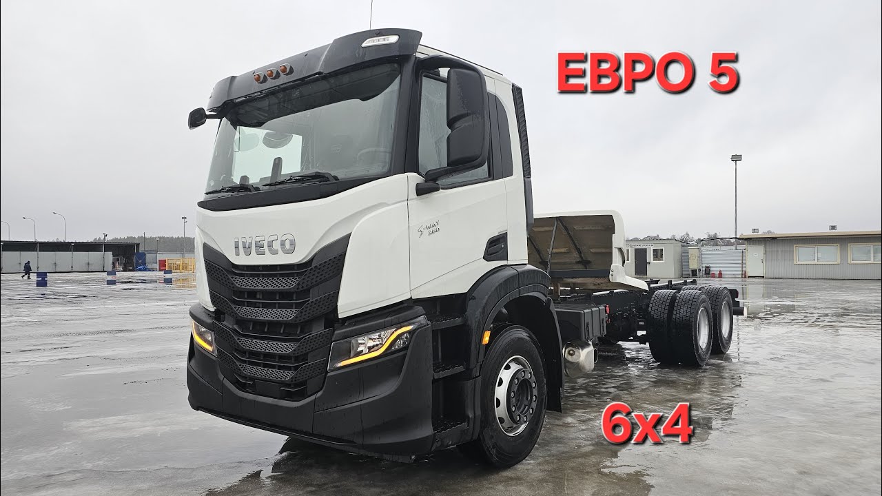 Новое шасси 6х4 Iveco S-Way 360, 2021 #iveco #chassis #euro5 #crane #cranetruck #trucking #бизнес